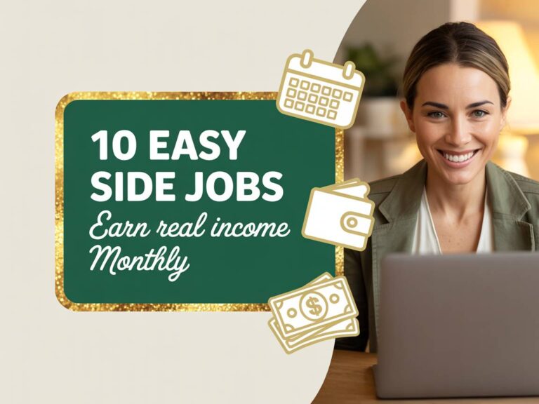 10 Easy Side Jobs to Earn Real Income Monthly