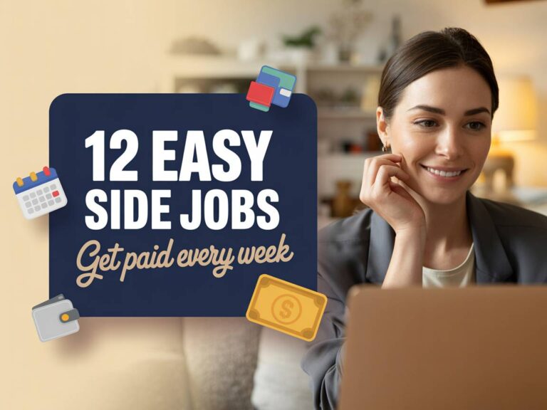 12 Easy Side Jobs to Get Paid Every Week