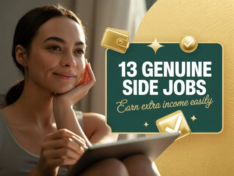 13 Genuine Side Jobs to Earn Extra Income Easily