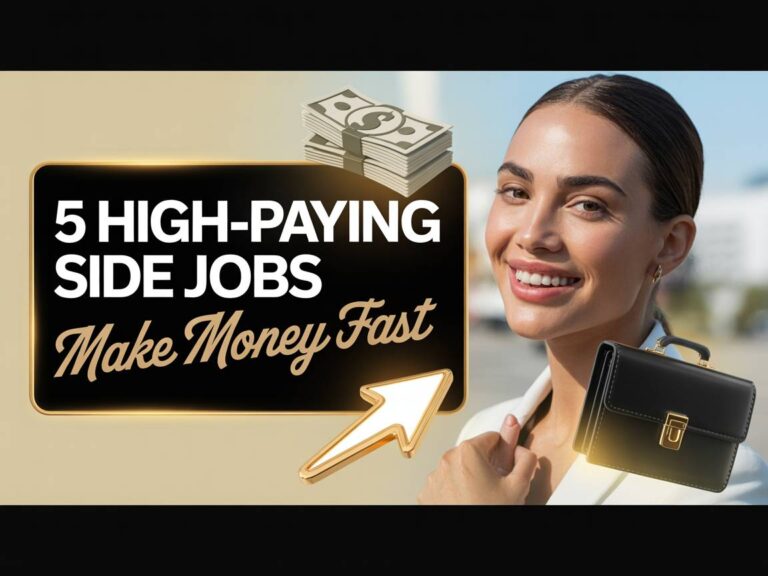 5 High-Paying Side Jobs to Make Money Fast