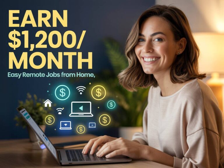 Earn $1,200 a Month Exploring Easy Remote Jobs You Can Start from Home