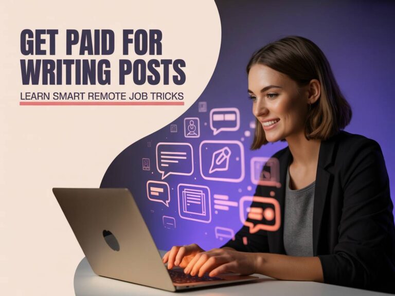 Get Paid for Writing Posts and Learn Smart Ways to Find Remote Jobs Today