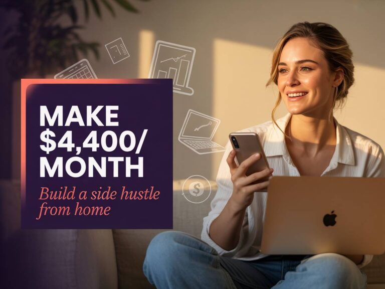 Make $4,400 a Month Building a Side Hustle Through Work From Home Jobs