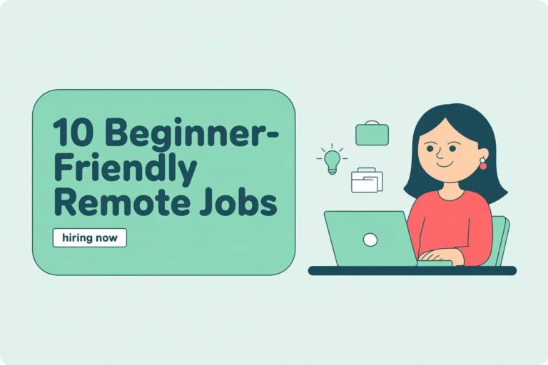 10 Beginner-Friendly Remote Jobs Hiring Now (No Experience Needed)