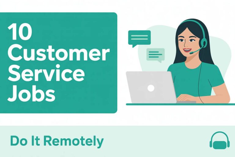10 Customer Service Jobs You Can Do Remotely (Flexible Work-From-Home Options)