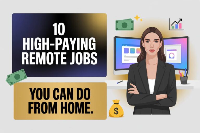 10 High-Paying Remote Jobs You Can Do from Home