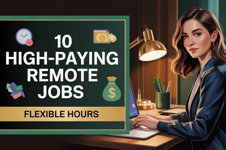 10 High-Paying Remote Jobs with Flexible Hours (Work From Home & Earn Big)