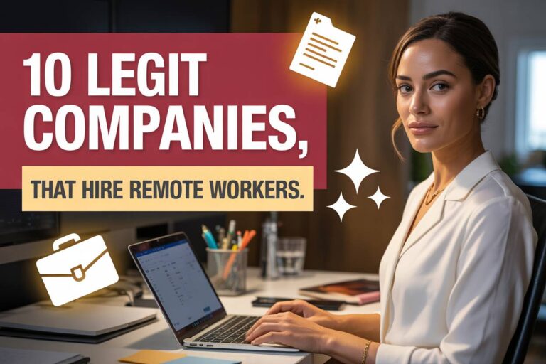 10 Legit Companies That Hire Remote Workers