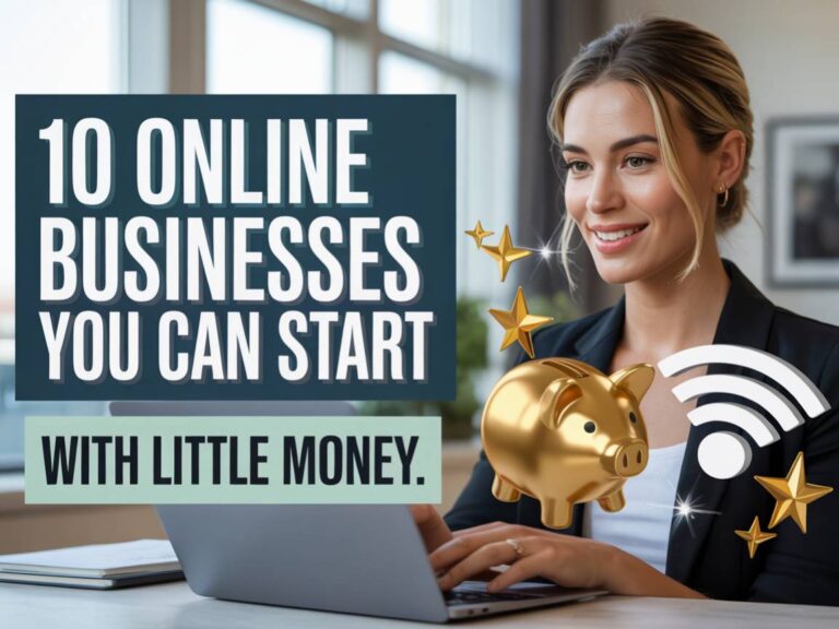 10 Online Businesses You Can Start With Little Money