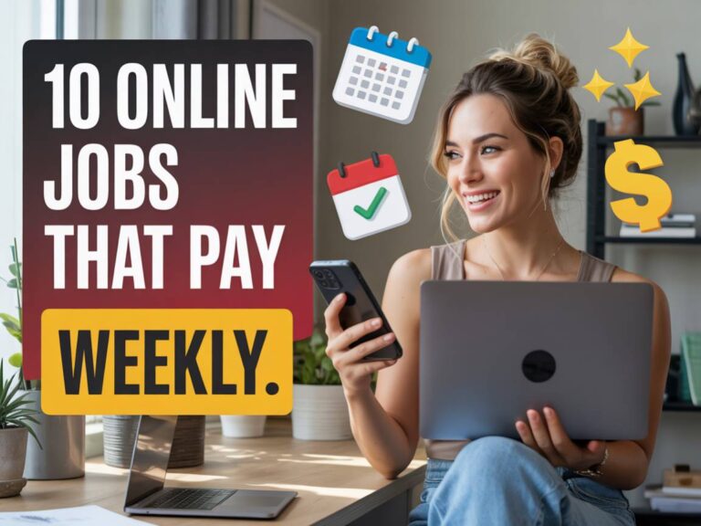 10 Online Jobs That Pay Weekly