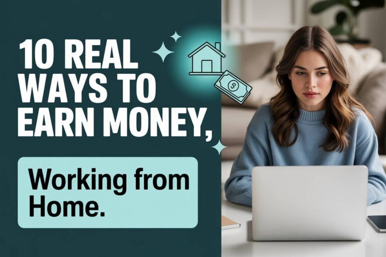 10 Real Ways to Earn Money Working From Home (Legit & Proven Methods)