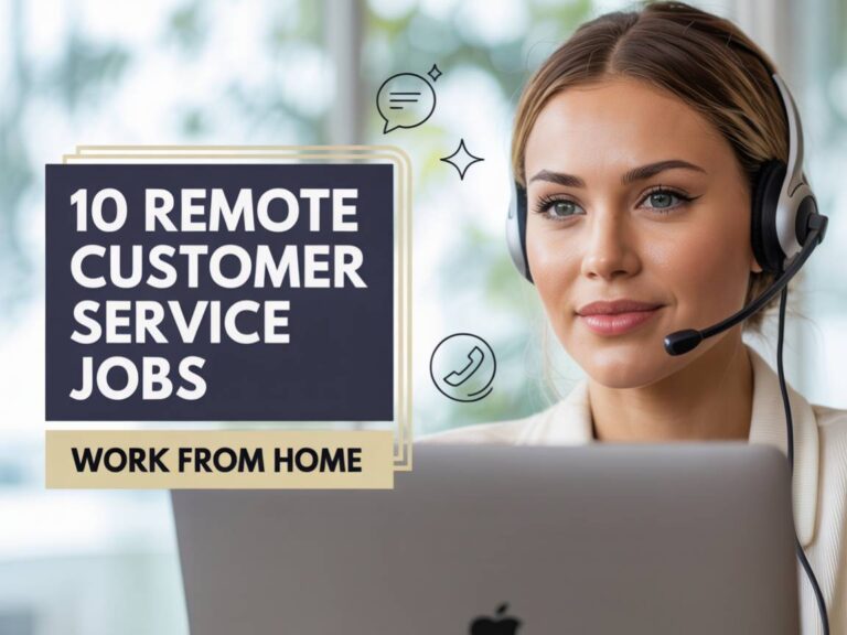 10 Remote Customer Service Jobs You Can Do From Home