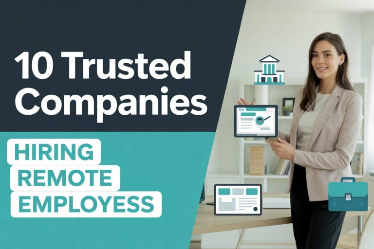 10 Trusted Companies Hiring Remote Employees