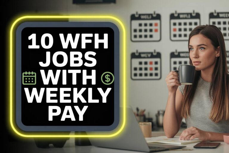 10 Work-From-Home Jobs with Weekly Pay