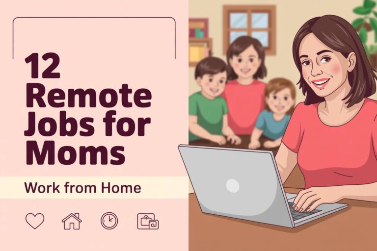 12 Remote Jobs for Moms Who Want to Work From Home (Flexible & Family-Friendly)