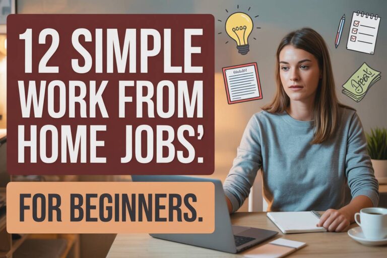 12 Simple Work From Home Jobs for Beginners