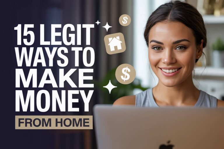 15 Legit Ways to Make Money from Home
