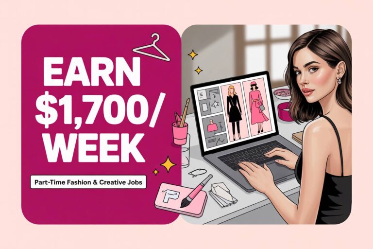 Earn $1,700/Week With Part-Time Remote Fashion & Creative Jobs