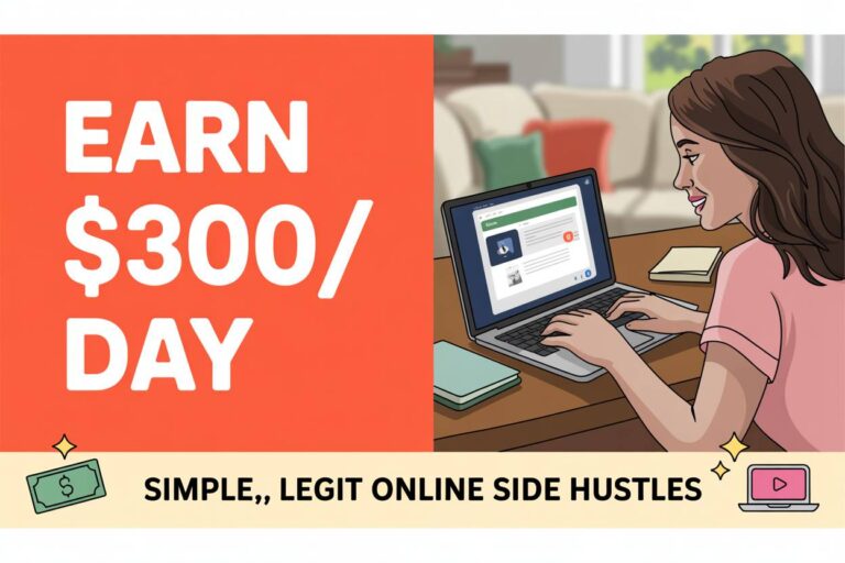 Earn $300/Day With Simple, Legit Online Side Hustles From Home