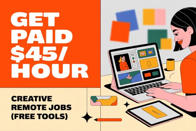 Get Paid $45 an Hour Doing Creative Remote Jobs Using Only Free Tools