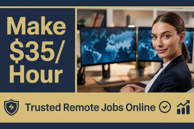 Make $35/Hour With High-Paying, Trusted Remote Jobs Online