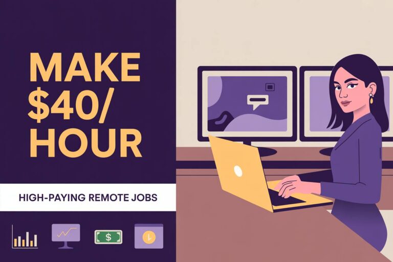 Make $40/Hour With High-Paying Remote Work From Home Jobs