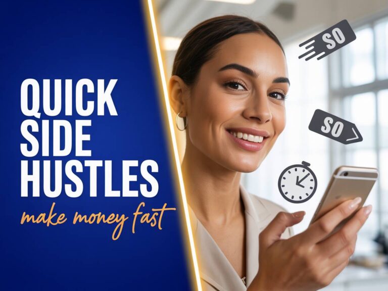 Quick Side Hustles to Make Money Fast⚡