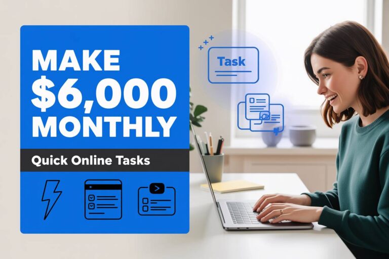 Remote Jobs That Help You Make $6,000 Monthly With Quick Online Tasks
