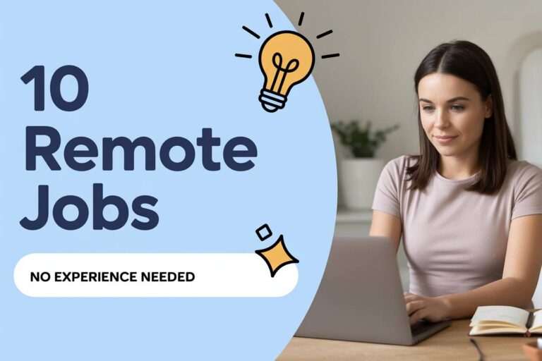10 Remote Jobs That Let You Earn Money Without Any Experience