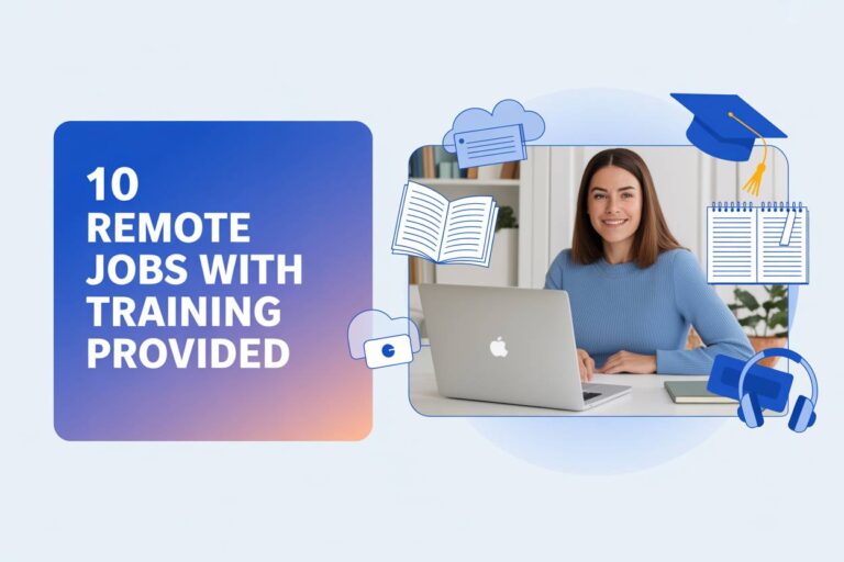 10 Remote Jobs with Training Provided