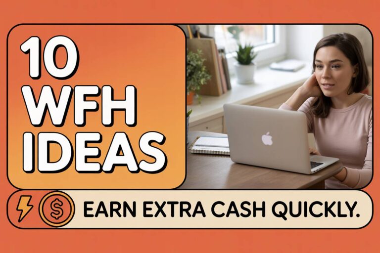 10 Work From Home Ideas to Earn Extra Cash Quickly