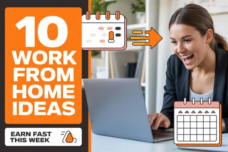 10 Work From Home Ideas to Earn Money Fast This Week