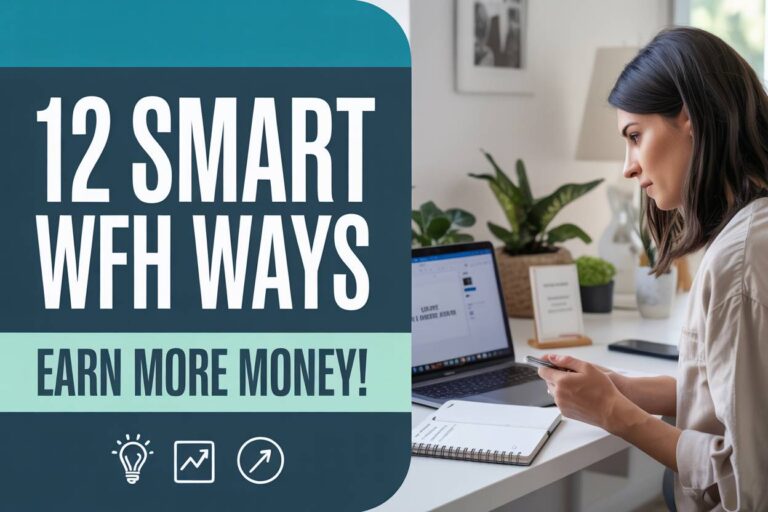 12 Smart Work From Home Ways to Earn More Money