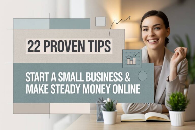 22 Proven Tips for Starting a Small Business and Making Steady Money Online