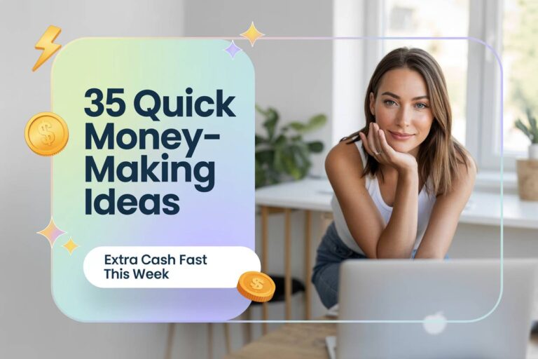 35 Quick Money-Making Ideas to Get Extra Cash Fast This Week